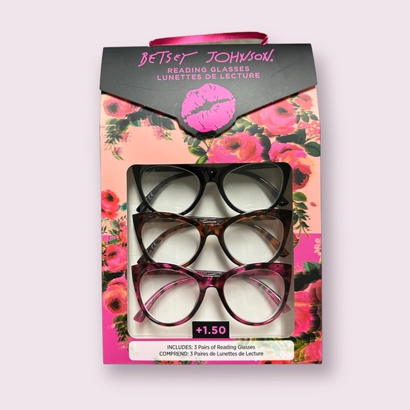 Betsey Johnson Accessories Betsey Johnson 3pck Reading Glasses Set